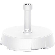 Kunststoffschirmständer >30 kg Kunststoff/Beton< in weiß - 40x11x40 (BxHxT)