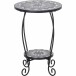 Blumentisch >Como< in matt schwarz, dunkelgrau - 41x59x41 (BxHxT)