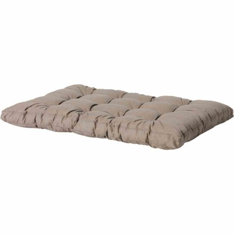 Palettenkissen >Basic< in taupe, 50% BW 45% Polyester - 80x10x120cm (BxHxT)