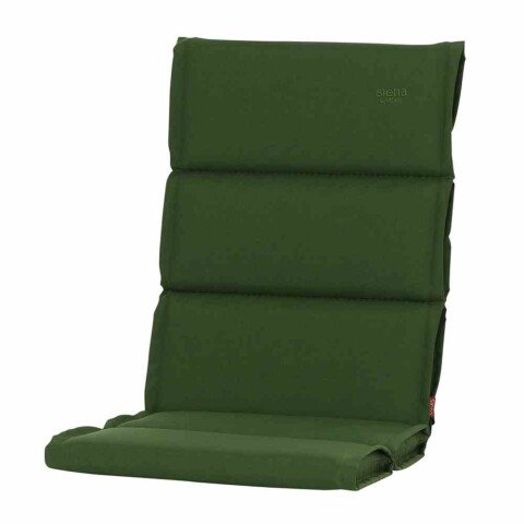 Sitzauflage >Stella< in grün, 100% Polypropylen - 110x6x48cm (BxHxT)