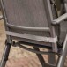 Sitzauflage >Stella< in anthrazit, 100% Polypropylen - 110x6x48cm (BxHxT)