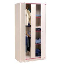 Komplettschlafzimmer >Smoozy 36< Set mit Absetzungen in Rosa oder Blau