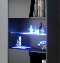 Jugendzimmer-Set >Gaming 1< in 32 - Schwarz