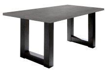 Kulissen-Esstisch >Big System< in schwarzstahl /...