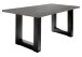Kulissen-Esstisch >Big System< in schwarzstahl / graphit - 160x77x90cm (BxHxT)