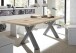 Kulissen-Esstisch >Big System< in graphit / sandeiche - 160x77x90cm (BxHxT)