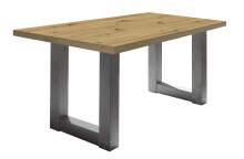 Esstisch >Big System< in graphit / asteiche - 140x75x90cm (BxHxT)