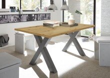 Esstisch >Big System< in graphit / asteiche -...