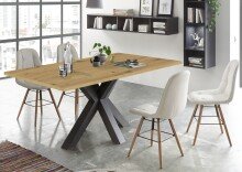 Esstisch >Big System< in graphit / asteiche -...