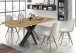Esstisch >Big System< in graphit / asteiche - 140x75x90cm (BxHxT)
