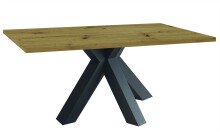 Esstisch >Big System< in graphit / asteiche - 160x75x90cm (BxHxT)
