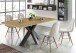 Esstisch >Big System< in graphit / asteiche - 180x75x90cm (BxHxT)