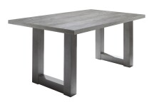 Esstisch >Big System< in graphit / beton - 140x75x90cm (BxHxT)