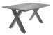 Esstisch >Big System< in graphit / beton - 160x75x90cm (BxHxT)