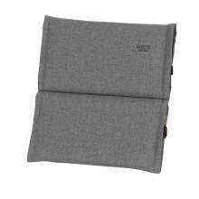 Hockerauflage >Stella< in silber, 100% Polypropylen...