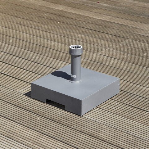 Betonschirmständer >37 kg Kunststoff/Beton< in anthrazit - 40x35x40 (BxHxT)