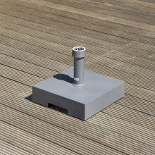 Betonschirmständer >37 kg Kunststoff/Beton< in anthrazit - 40x35x40 (BxHxT)