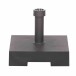 Betonschirmständer >37 kg Kunststoff/Beton< in anthrazit - 40x35x40 (BxHxT)