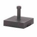 Betonschirmständer >37 kg Kunststoff/Beton< in anthrazit - 40x35x40 (BxHxT)