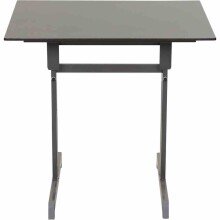 Gartentisch >Gastro< in anthrazit - 80x74x80 (BxHxT)