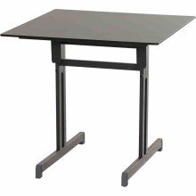 Gartentisch >Gastro< in anthrazit - 80x74x80 (BxHxT)