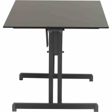 Gartentisch >Gastro< in anthrazit - 120x74x80 (BxHxT)