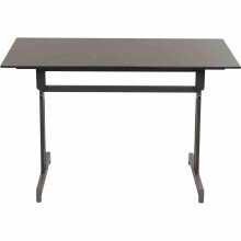 Gartentisch >Gastro< in anthrazit - 120x74x80 (BxHxT)
