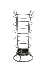 Schirmständer >47840< in anthrazit, Metall - 65x27cm (HxD)