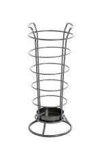 Schirmständer >47840< in anthrazit, Metall - 65x27cm (HxD)