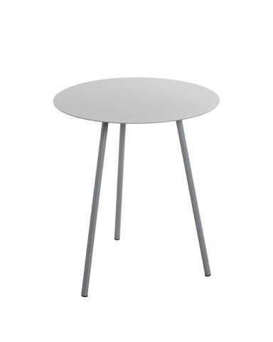 Beistelltisch >52131< in grau, Metall - 45x40cm (HxD)