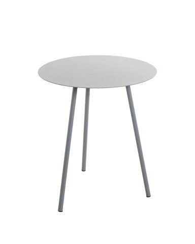 Beistelltisch >52131< in grau, Metall - 45x40cm (HxD)