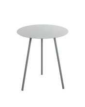 Beistelltisch >52131< in grau, Metall - 45x40cm (HxD)