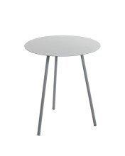 Beistelltisch >52131< in grau, Metall - 45x40cm (HxD)