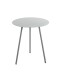 Beistelltisch >52131< in grau, Metall - 45x40cm (HxD)