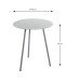 Beistelltisch >52131< in grau, Metall - 45x40cm (HxD)