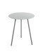 Beistelltisch >52131< in grau, Metall - 45x40cm (HxD)