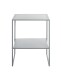 Beistelltisch >52152< in grau, Metall - 45x60x35cm (BxHxT)