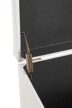 Sitztruhe >52324< in weiß - 58x42x39cm (BxHxT)