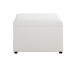 Sitztruhe >52324< in weiß - 58x42x39cm (BxHxT)