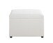 Sitztruhe >52324< in weiß - 58x42x39cm (BxHxT)