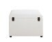 Sitztruhe >52324< in weiß - 58x42x39cm (BxHxT)