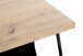 Beistelltisch >52419< in eiche, schwarz - 48x51x40 (BxHxT)