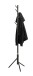 Garderobenständer >52526< in schwarz, Metall - 173x48cm (HxD)