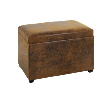 Sitztruhe >52824< in vintage-braun, MDF,...