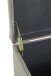 Sitztruhe >52827< in anthrazit, MDF, Textilgewebe - 58x42x39cm (BxHxT)