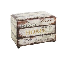 Sitztruhe >52922< in Motiv - 58x42x39cm (BxHxT)