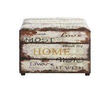 Sitztruhe >52922< in Motiv - 58x42x39cm (BxHxT)