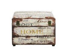 Sitztruhe >52922< in Motiv - 58x42x39cm (BxHxT)