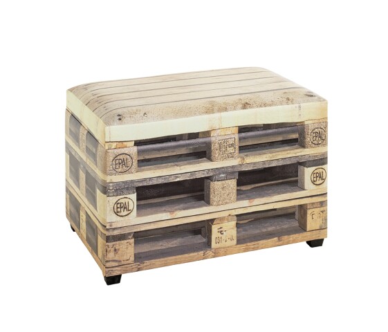 Sitztruhe >52925< in Motiv - 58x42x39cm (BxHxT)