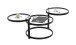 Couchtisch >64030< in schwarz, Metall, Sicherheitsglas - 50cm (D)
